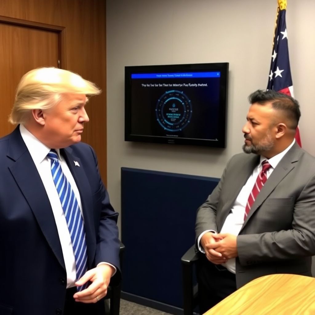 Trump avalia executivo da palantir para comandar agência de cibersegurança dos Eua